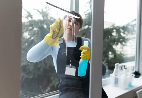 Nettoyage de vitres intérieures et extérieures à Bouillé-Ménard
